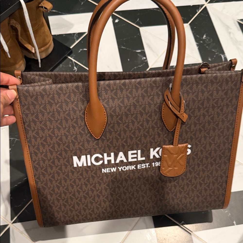 Michael Kors Brown Logo Tote